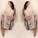 Wedding Dress / Vintage Wedding Dress / Dress / Couture / Sheer / Sequins / 1970s Dress / 1930s Style / Art Deco / 0795