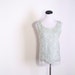 Seafoam Sequin Blouse / 1960s Sequin Top / Art Deco / Mermaid / Trophy / Cocktail / Sequin / Sequins / Pastel / 1125