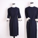Lolita Dress / Gothic Dress / Dolly Dress / Gothic Doll / Mad Men Dress / Joan Mad Men / Navy Blue / Dress / Vintage / lace / 0661