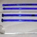Vintage Assortment Glass Cocktail Swizzle Sticks Drink Stirrers Barware Mad Men Cobalt Blue