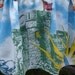 Castle Grayskull and Friends of He-Man upcycled skirt