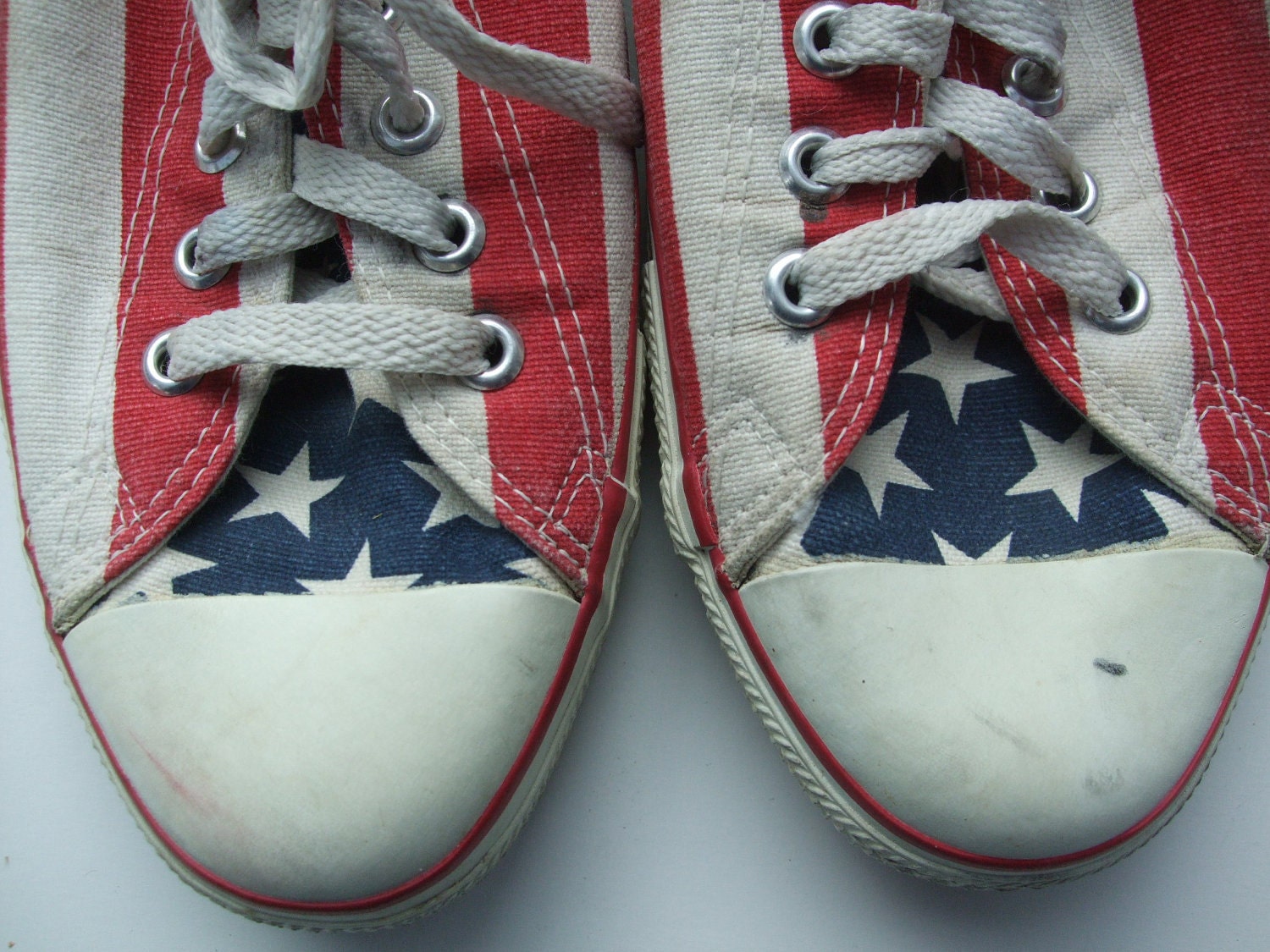 Vintage 1980s Converse All Star Sneakers Tennis Shoes Red