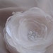 SALE Ivory bridal flower wedding pearl Hair piece hair pin lace flower Ivory bridal, bride 3 inch accessory