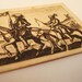 Don Quixote and Sancho Panza Miniature Print