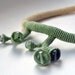 OOAK Mint Green Necklace - Crochet necklace with Stones - Necklace - Summer Fashion - Gift