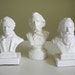 Composer Busts of Mendelssohn, Schubert and Brahms