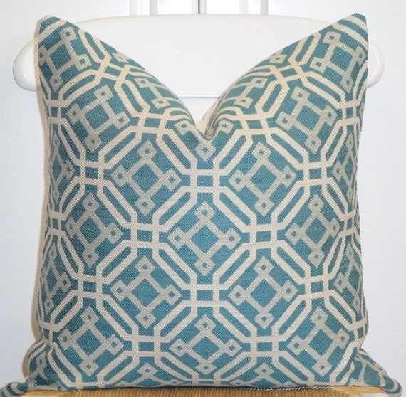 Decorative Pillow Cover 18 x 18 Designer Fabric Accent