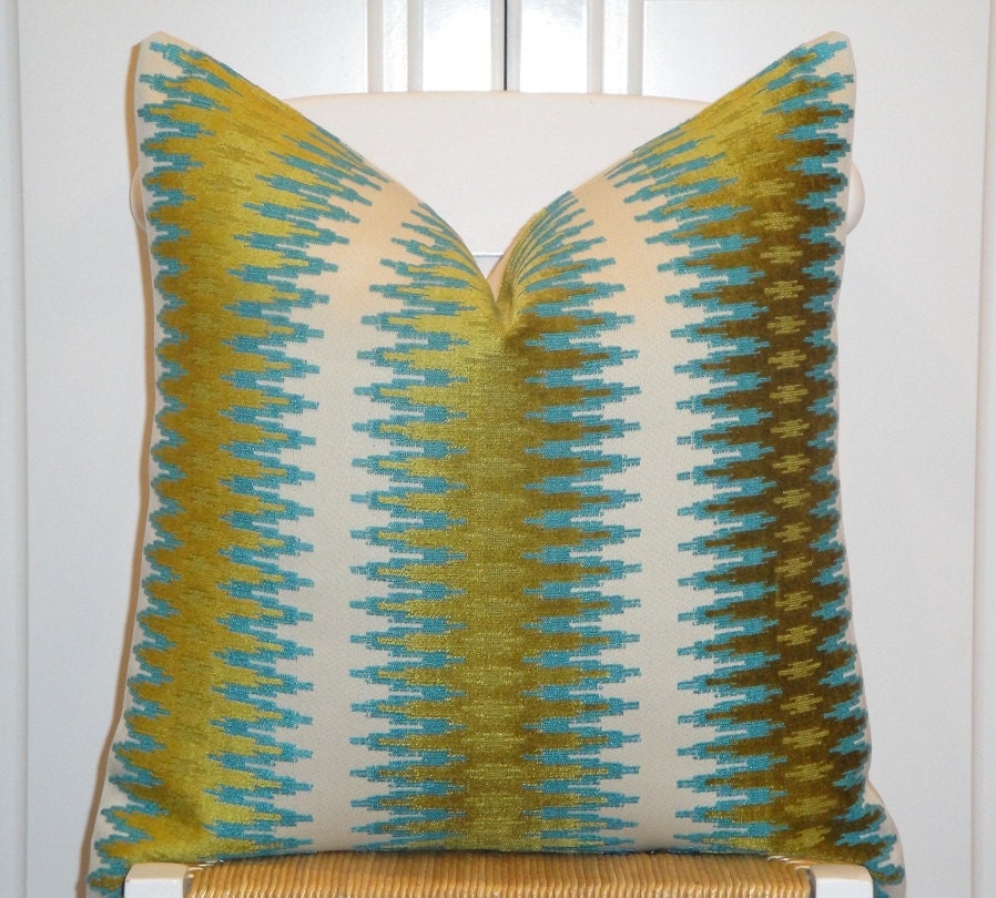 Decorative Pillow Cover Sofa Pillow Teal/Blue Olive