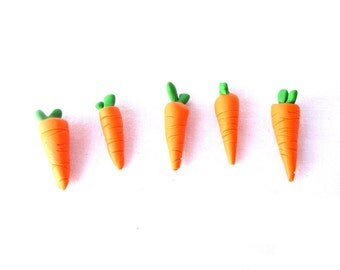 Miniature Carrot Vegetable token set