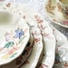 China Dinnerware English Ironstone Transferware 11 Pcs Vintage 1920