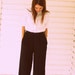 SALE High Waist Black Palazzo Pants