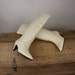 Vintage Boots Leather Cream Nine West Slouchy Pirate Heels Size 8 Half