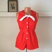 vintage sasson SAILOR PLAYSUIT S