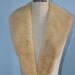 Vintage Beautiful White Honey Mink Fur Collar Scarf