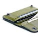 iPhone / iPod Touch - - RETROMODERN leather wallet sleeve - - GREEN