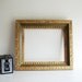 Ornate Avocado Green and Gold Wood Picture Frame - Fits a 10"x12" Picture