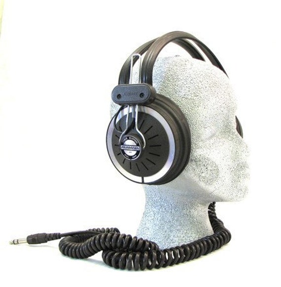 vintage STEREO 70s 80s headphones by SOUND DESIGN