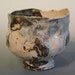 Nerikomi Yunami Neriagi White Brown Japanese StyleTea Cup George Watson chawan