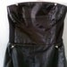 Black Faux Leather Strapless Dress / Studs / Rock N Roll / Glam Rock / Punk / Gothic / Fetish / Bondage / LBD / Little Black Dress
