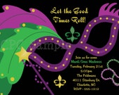 Mardi Gras Party Invitation Masquerade Party Invitations Printable or Printed Il_170x135