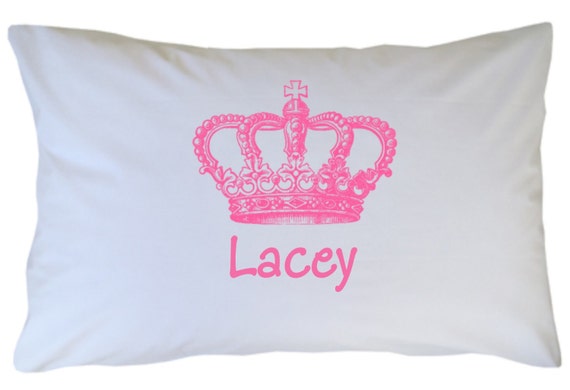 Princess Crown Pillow Case Personalized Princess Crown PillowCase Il_570xn