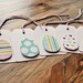 easter tags handmade easter gift tags easter egg tags fabric egg tags by oscar & ollie