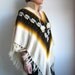 DESERT WAVE PONCHO