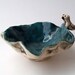 Love Bird Trinket Bowl - Soap Dish - Ring Holder - Wedding Favor Hand Built Pinch Pot