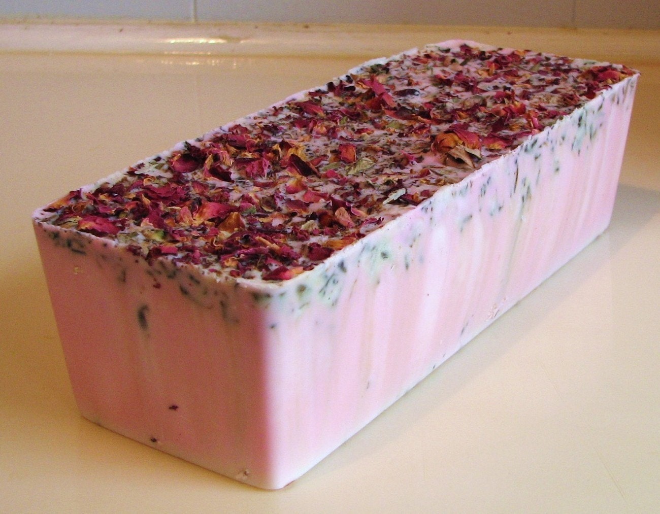 SOAP 3 lb. Perfect Rose Soap Loaf Vegan Soap Loaf Handmade