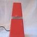 Vintag 1960's orange pyramid shaped desk lamp