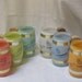 Vintage Siesta Ware Hawaiian glass mug with wooden handle ON SALE