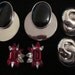 RESERVED FOR TUBBY - Red & White Earrings Only