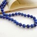 Lapis Lazuli Silk Knotted Necklace