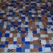 Blues and Browns Quilt- Throw size