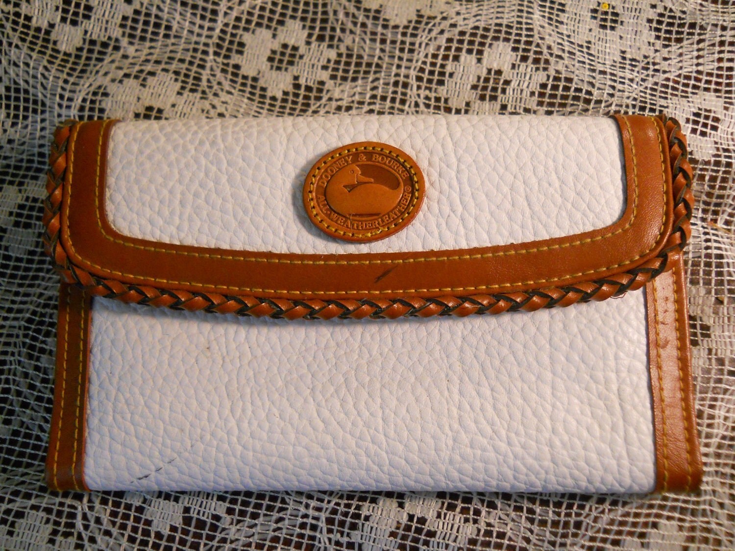 dooney and bourke brown leather wallet