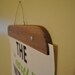 RESERVED For KASEY JOHNSON Walnut Poster Hanger