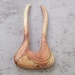 Rustic Two Prong Cherry Wood Wooden Hair Fork - Great Gift Item - 6"(15.2cm) - 006