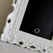 FRAMED CHALKBOARD Magnetic Picture Frame Bridesmade Gift Baby Hostess Gift Housewarming Reminders Ornate White Vintage Style - Any Color