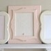 COLLECTION of MAGNET BOARDS Shabby Chic Nursery Wall Decor Picture Frames Pink Off White Stripes and Polkadots Pottery Barn Kids Style