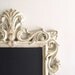 Chalkboard Sign FRAMED CHALKBOARD Vintage Wedding Hollywood Regency Kitchen Cream Ivory Black Decoration Decor MAGNETIC Magnet Board