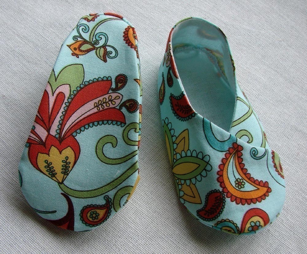 Baby and Toddler Kimono Shoes Sewing Pattern PDF