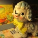 Loveable Lamb Planter- 1960's Animal Figurine- Sweet eyes