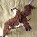 Reserved for Margaret Needle Felted Osprey, bird of prey doll