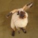 Needle felted lop eared rabbit