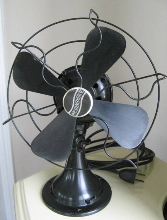 Vintage Electric Fan Westinghouse 8 Oscillating
