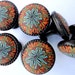 For Emiley Cabinet Knobs Set of 8 Polymer Clay/ Metal Plus 5