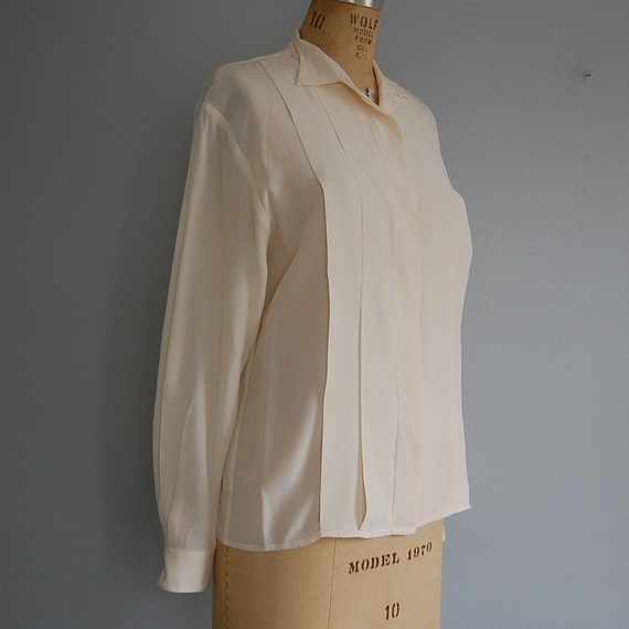 vintage Christian Dior silk blouse by AdrianCompanyVintage on Etsy