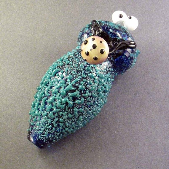 Glass Pipe Custom Munchie Monster Hedcraft Glassworks by Hedcraft