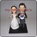 bride and groom custom wedding cake topper form your photo figurine cake topper personalized cake topper birthday cake topper shower
