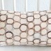 Decorative pillow cover - Lumbar pillow - 8x16 - Ivory - Blue - Brown - Circles - Modern - Geometric - Mini Lumbar - Ships Within 24 hrs